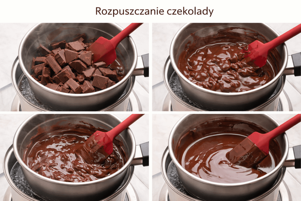 Poces I etapy temperowania czekolady